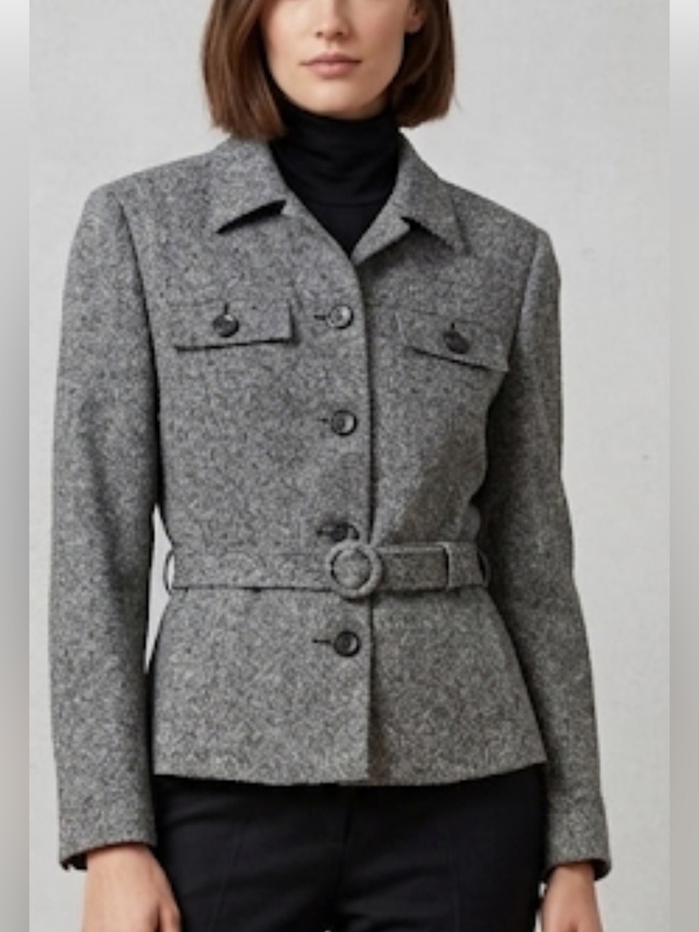 Y2K Esprit De Corp Junior Tweed Belted Jacket Vintage
Sz 9/10